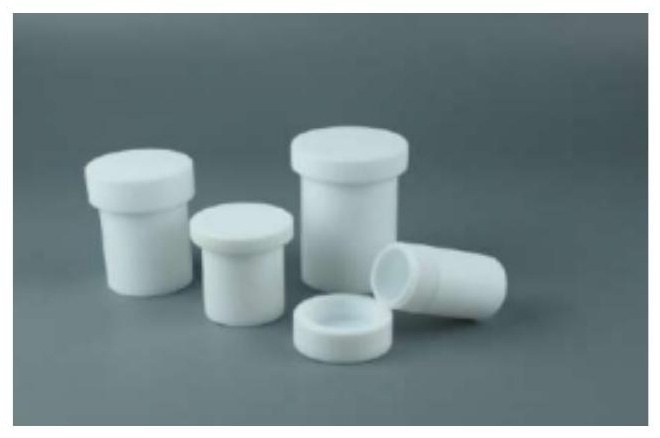 PTFE digestion vessel, range of sizes
